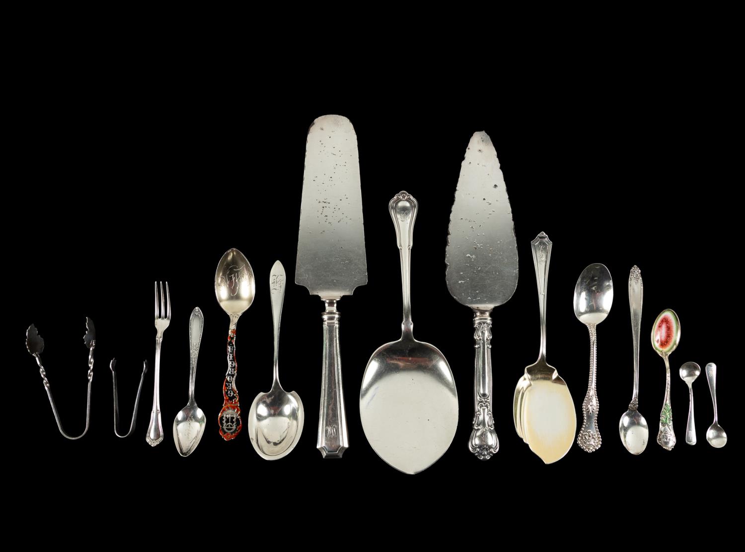 SILVER & PLATE FLATWARE &
