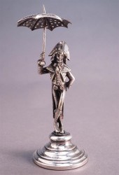 SILVER PLATE HARLEQUIN-FORM HO