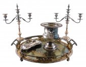 SILVER PLATE: LATE 19TH C. /EA