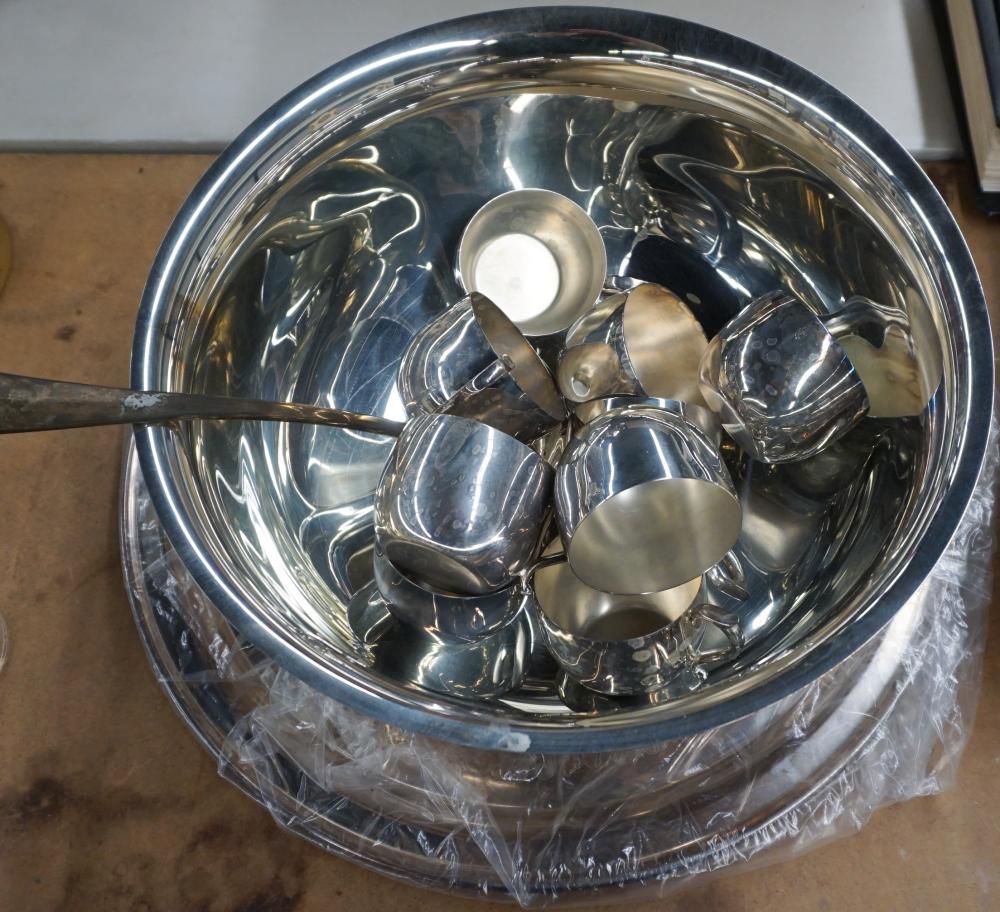 SILVER PLATE LION MASK PUNCH
