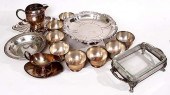 SILVER-PLATE LOTSixteen silver