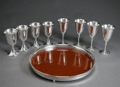 SILVER PLATE MOUNTED FORMICA R