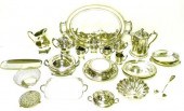 SILVER-PLATE  nineteen pieces: