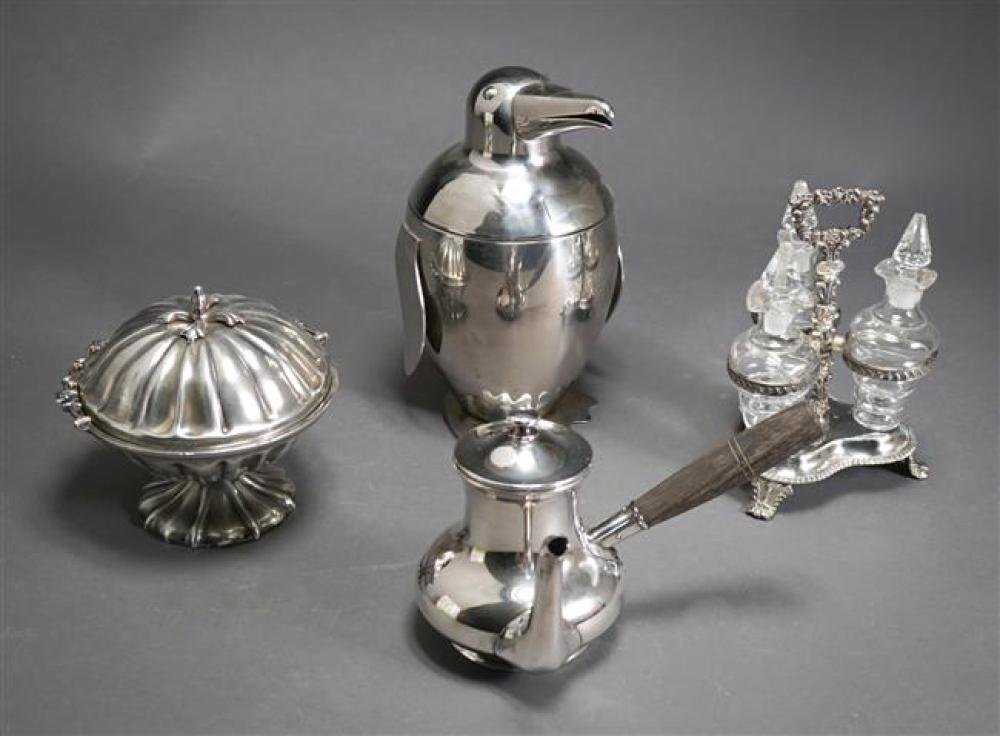 SILVER PLATE 'PENGUIN' ICE