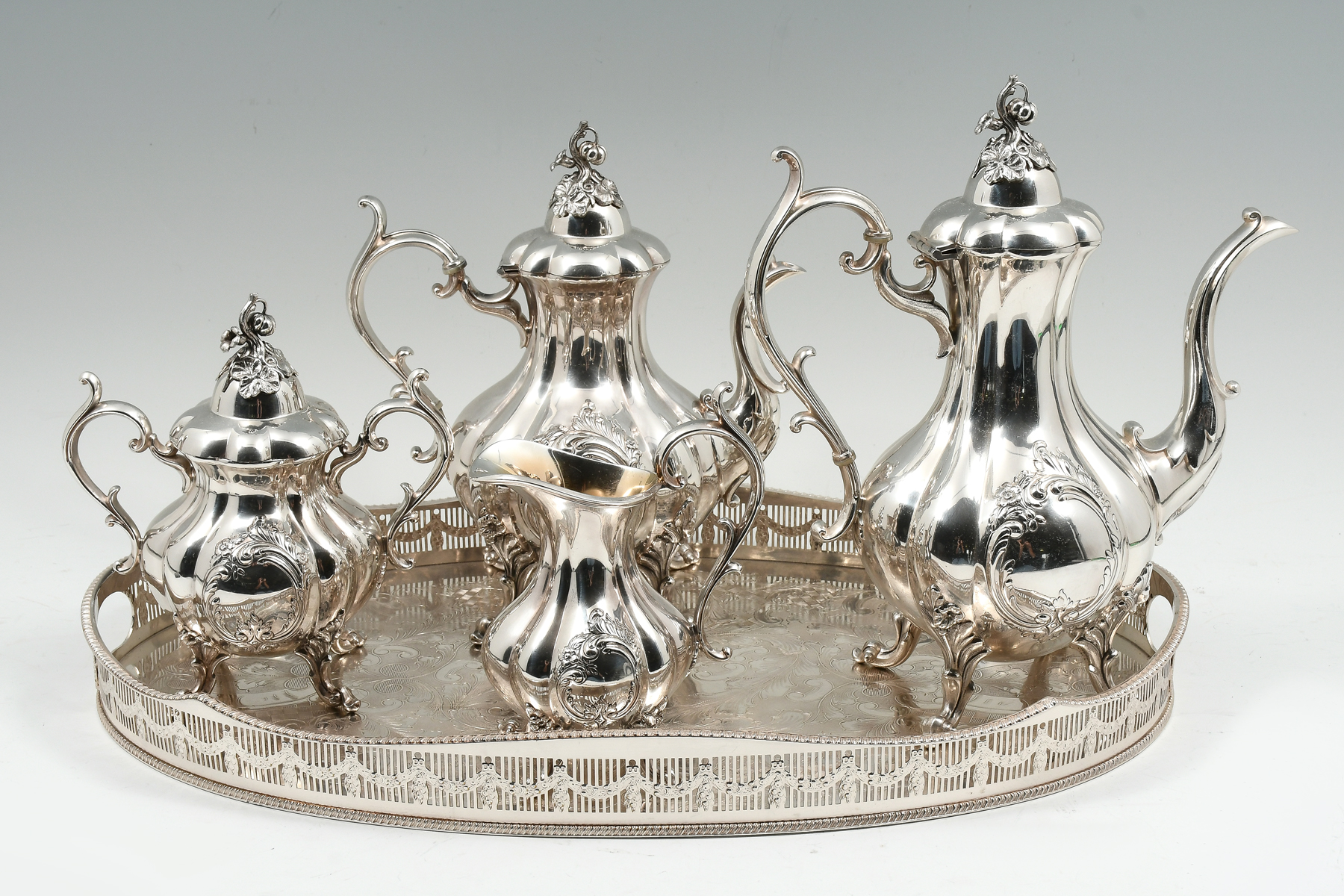 SILVER PLATE REED & BARTON COFFEE &