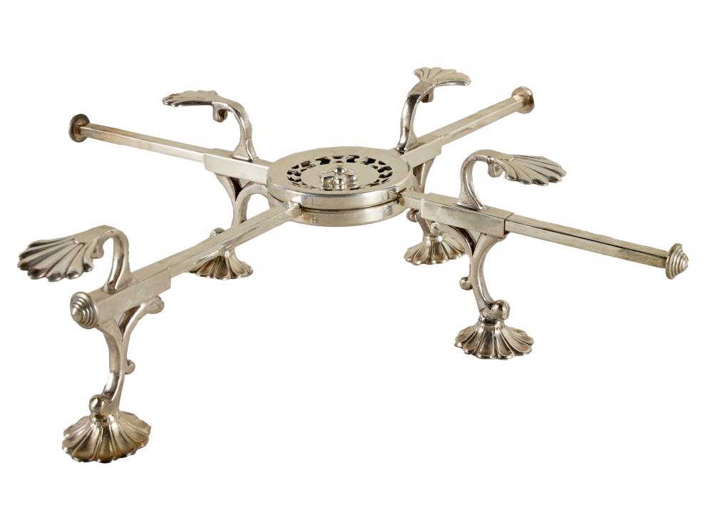 SILVER-PLATE STANDstamped