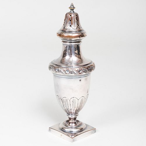 SILVER PLATE SUGAR CASTER WITH