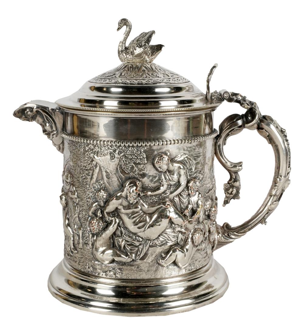 SILVER-PLATE TANKARDHenry Bourne,