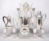 Silver plate Tea Pots, Shaker,