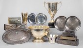 silver plate trophy items to i