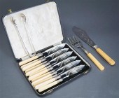 SILVER PLATE TWELVE-PIECE FISH
