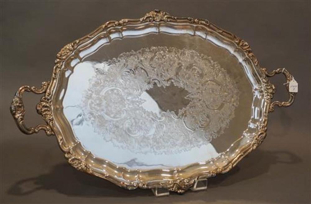 SILVER PLATE TWO-HANDLE