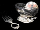 SILVER PLATE: TWO PIECES OF OR