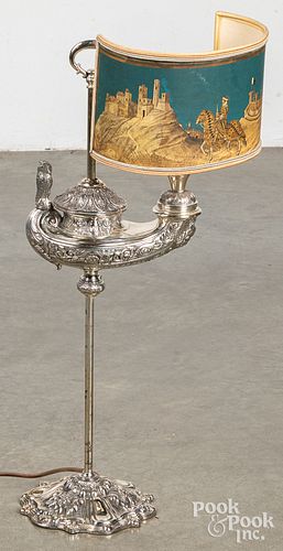 SILVER PLATED ALADDIN TYPE GAS