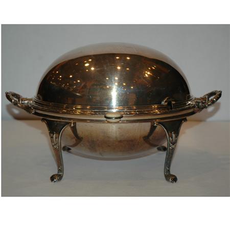 Silver Plated Breakfast Server 	 