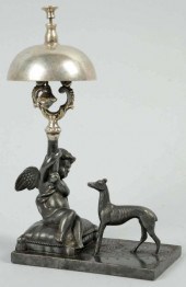 Silver Plated Cast Metal Figur