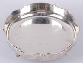 SILVER PLATED CENTER BOWL PRES