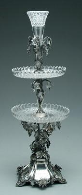Silver plated epergne, Prince's