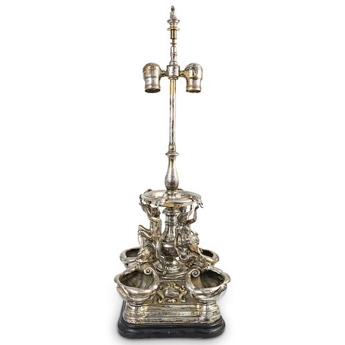 SILVER PLATED FIGURAL FLORENTINE