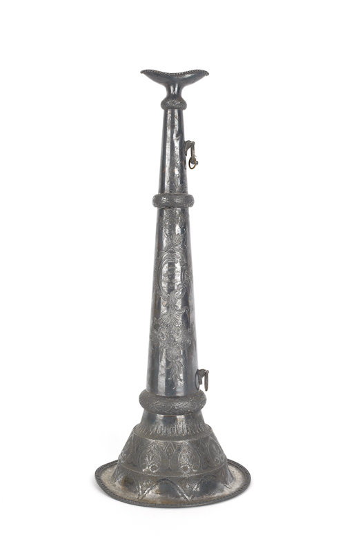 Silver plated fireman's speaking
