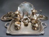 SILVER PLATED FIVE PIECE COFFE
