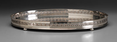 Silver-Plated Gallery Tray probably