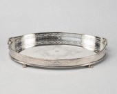 SILVER PLATED GALLERY TRAYA si