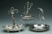 Silver plated grape stands, sc