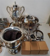 SILVER PLATED HOT WATER URN, E