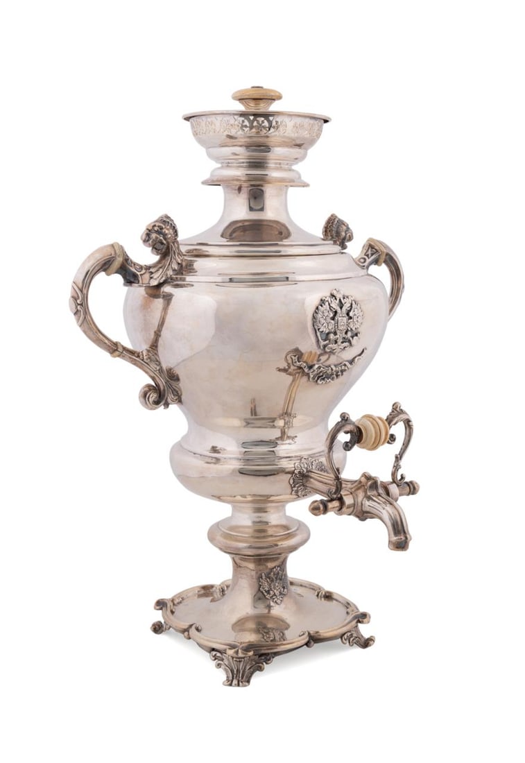 SILVER PLATED IMPERIAL RUSSIAN