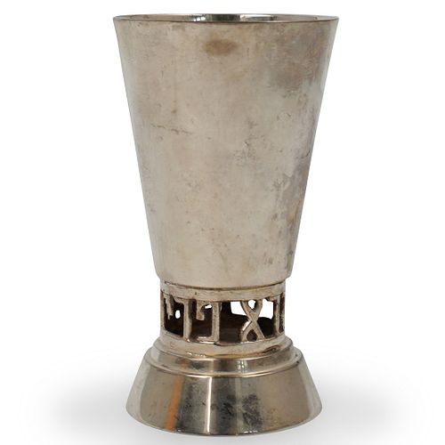 SILVER PLATED JUDAICA KIDDUSH