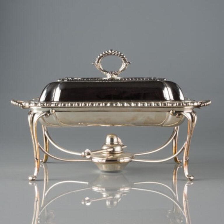 SILVER PLATED LIDDED ENTRéE