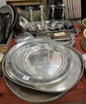 SILVER PLATED LOT, TO INCLUDE
