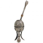 SILVER PLATED MATE CUP AND STR