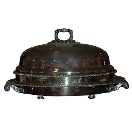 Silver Plated Meat Platter and Dome