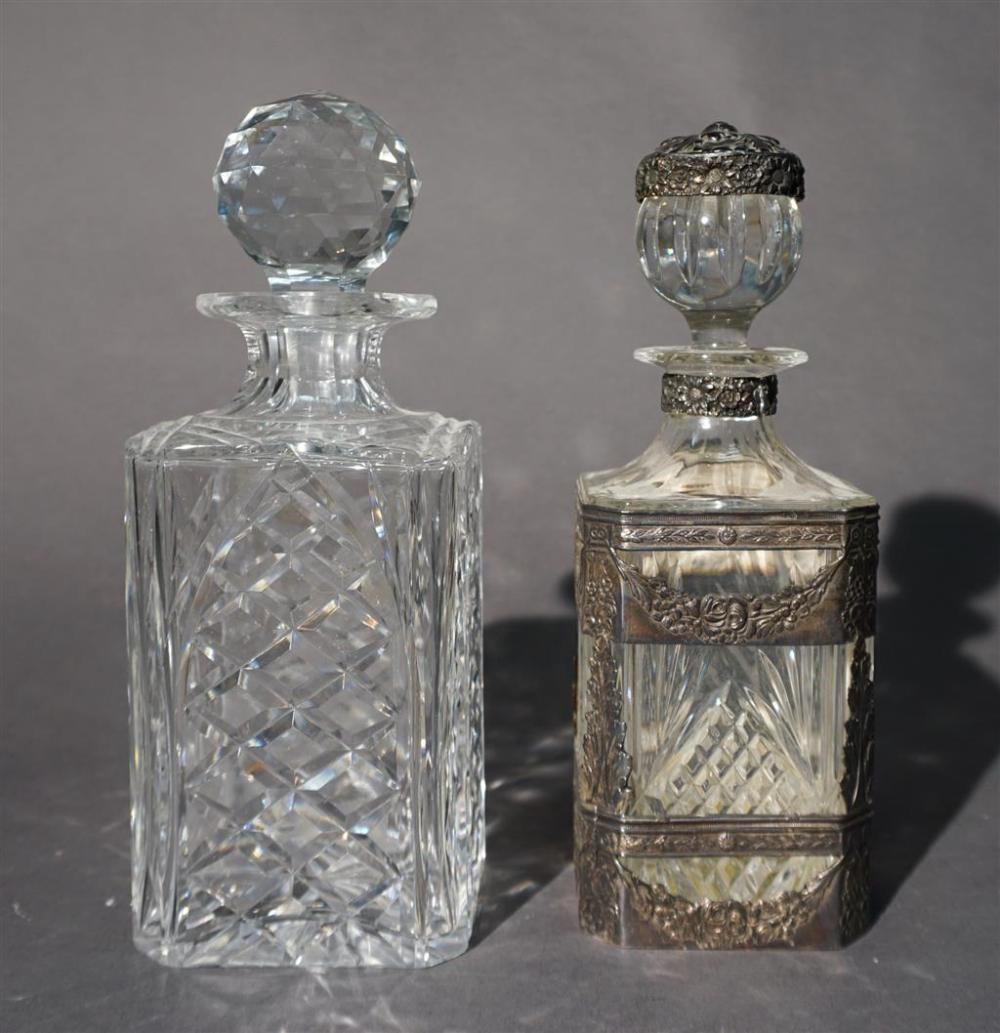 SILVER PLATED MOUNTED CRYSTAL