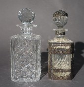 SILVER PLATED MOUNTED CRYSTAL