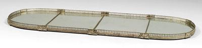 Silver-plated plateau, four