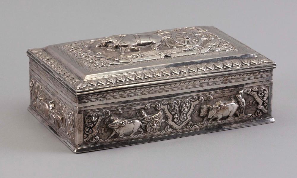 SILVER PLATED PRESENTATION BOX 20TH
