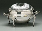 Silver plated revolving server