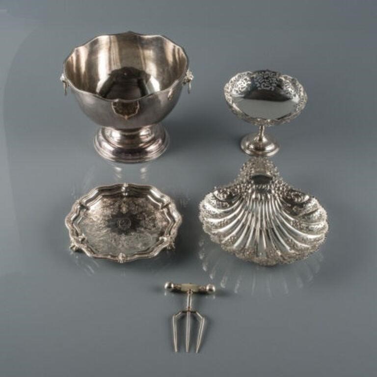 SILVER PLATED SERVING