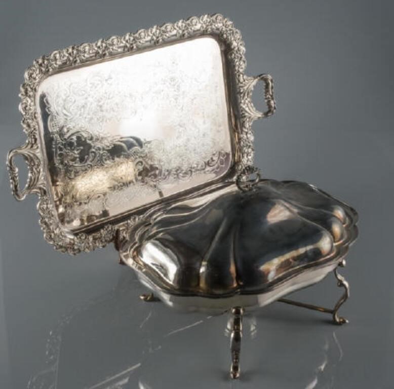 SILVER PLATED SERVING