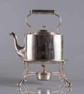 SILVER PLATED SPIRIT KETTLE &