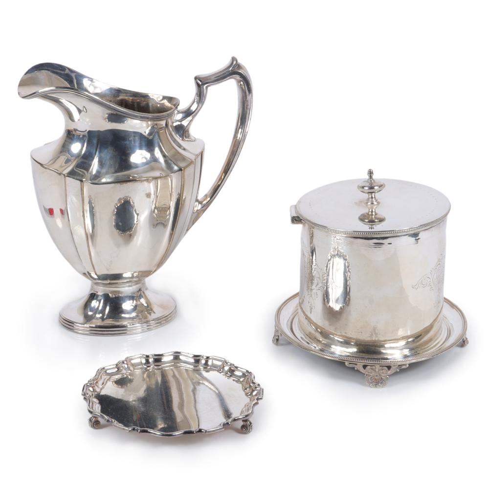 SILVER PLATED TABLEWARE 3PC