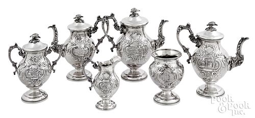 SILVER PLATED TEA AND COFFEE