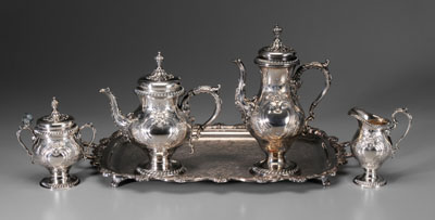 Silver-Plated Tea Service