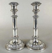 SILVER PLATED TELESCOPIC CANDL