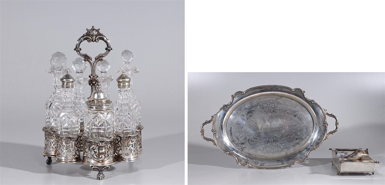 Silver-plated tray by Rogers