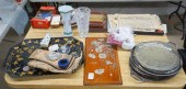 SILVER PLATED TRAYS, SINKING O