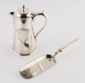 SILVER PLATED VICTORIAN POT &